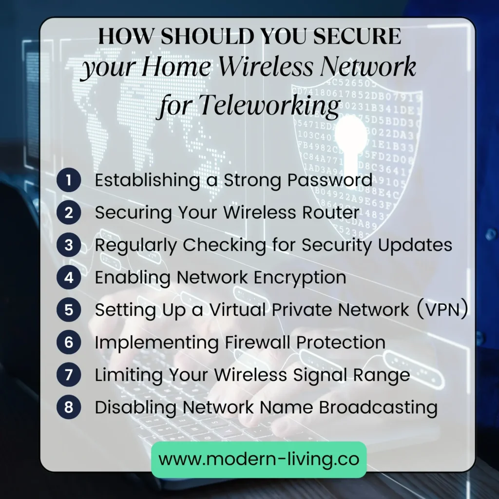 How should you Secure your Home Wireless Network for Teleworking
