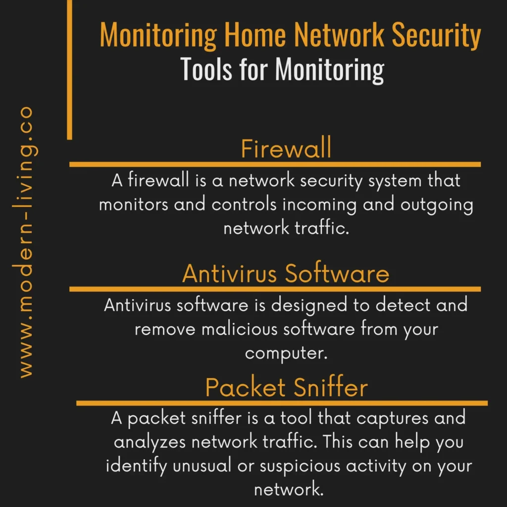 Tools for Monitoring your home network security