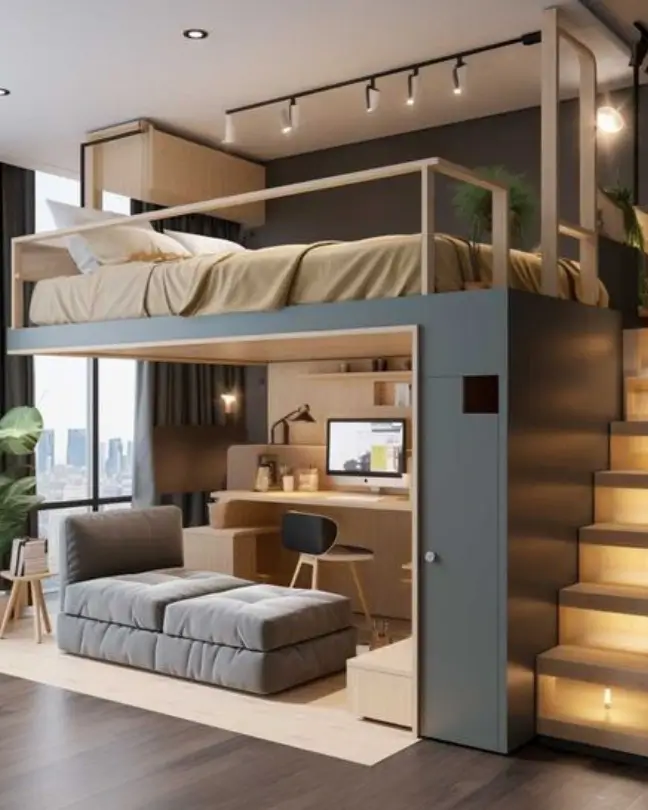 tiny home with loft